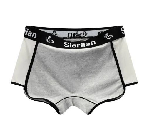 WONTIVE Cotton Boxer Briefs - Comfortable & Stylish All-Season Underwear - Gray / XL