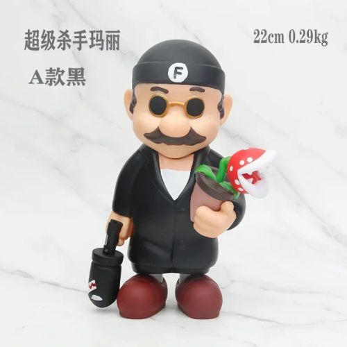 Bandai Super Mario Action Figure - 22cm PVC Doll for Kids’ Decoration - 22cm / No box
