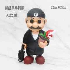 Bandai Super Mario Action Figure - 22cm PVC Doll for Kids’ Decoration - 22cm / No box