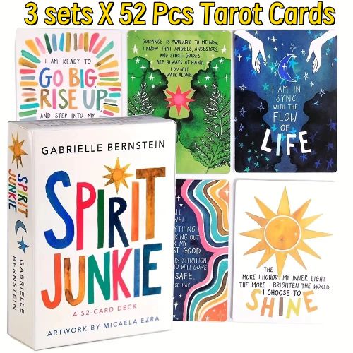 52Pcs Tarot & Oracle Cards for Interactive Healing & Party Games