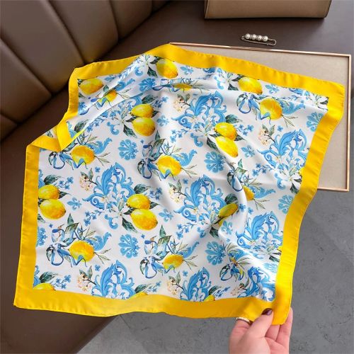 SENAIFEI Fashion Floral Print Scarf - Lightweight Stylish Accessory