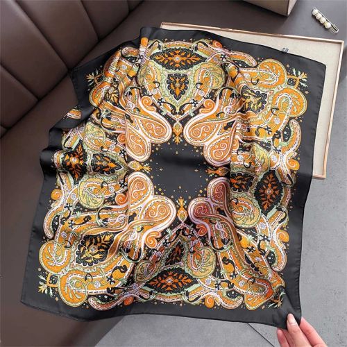 SENAIFEI Fashion Floral Print Scarf - Lightweight Stylish Accessory - JNC1037-01