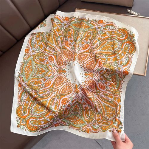 SENAIFEI Fashion Floral Print Scarf - Lightweight Stylish Accessory - JNC1037-02