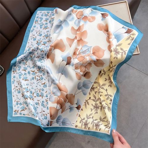 SENAIFEI Fashion Floral Print Scarf - Lightweight Stylish Accessory - JNC1031-01
