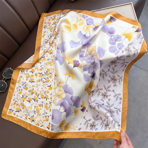 SENAIFEI Fashion Floral Print Scarf - Lightweight Stylish Accessory