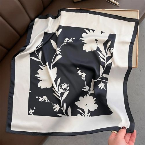 SENAIFEI Fashion Floral Print Scarf - Lightweight Stylish Accessory