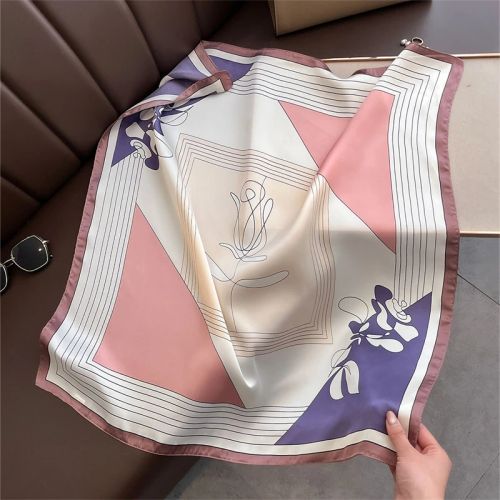 SENAIFEI Fashion Floral Print Scarf - Lightweight Stylish Accessory - JNC1029-02