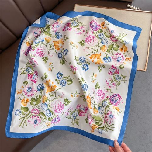 SENAIFEI Fashion Floral Print Scarf - Lightweight Stylish Accessory - JNC1027-03