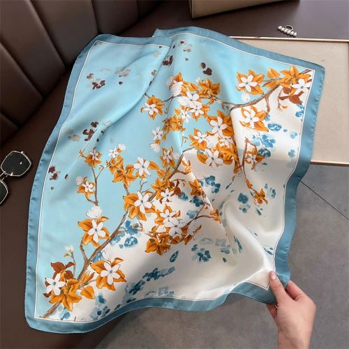 SENAIFEI Fashion Floral Print Scarf - Lightweight Stylish Accessory - JNC1023-03