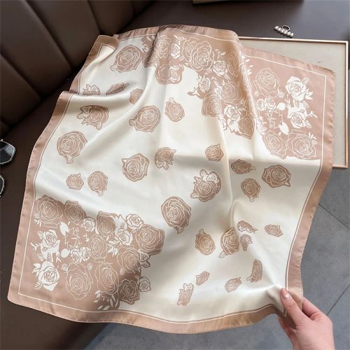 SENAIFEI Fashion Floral Print Scarf - Lightweight Stylish Accessory - JNC693-02
