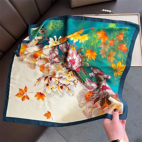 SENAIFEI Fashion Floral Print Scarf - Lightweight Stylish Accessory - JNC530-01
