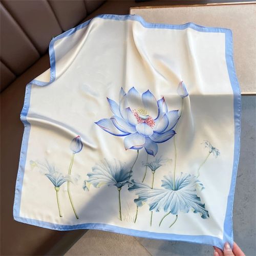 SENAIFEI Fashion Floral Print Scarf - Lightweight Stylish Accessory - JNC815-01