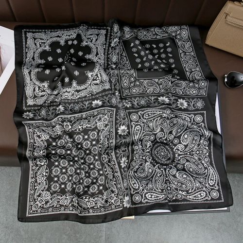 SENAIFEI Fashion Floral Print Scarf - Lightweight Stylish Accessory