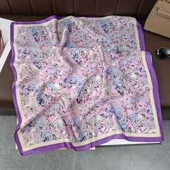 SENAIFEI Fashion Floral Print Scarf - Lightweight Stylish Accessory