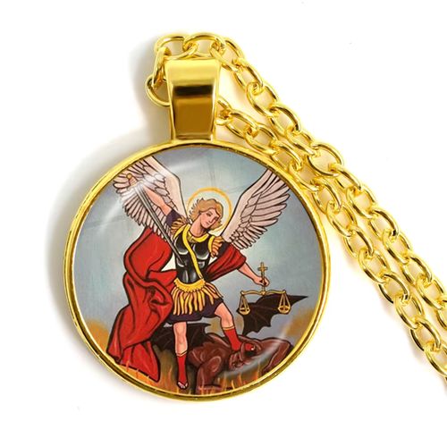 MSCHENGDORIS Trendy Glass Pendant Necklace - Exquisite Fashion Statement