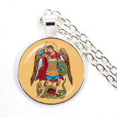 MSCHENGDORIS Trendy Glass Pendant Necklace - Exquisite Fashion Statement