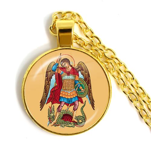 MSCHENGDORIS Trendy Glass Pendant Necklace - Exquisite Fashion Statement