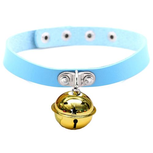 Stylish Punk Necklace - Fashionable Design for Parties - 7-blue