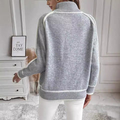 Knitwear Women's Long-sleeved Pullover Turtleneck Sweater