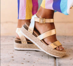Thick Sole Fashion Women's Casual Buckle Sandals