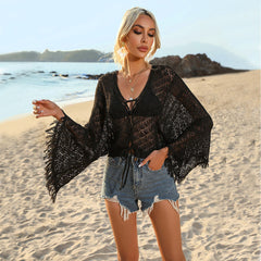 European And American Bikini With Fringe On The Outside