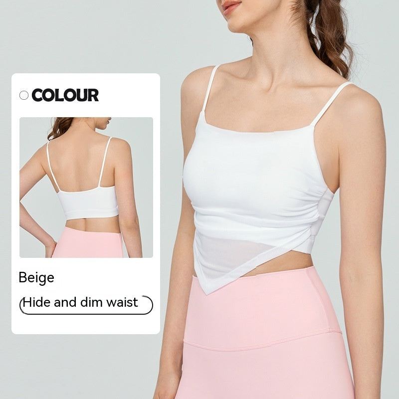Women's Mesh Camisole Yoga Vest Underwear