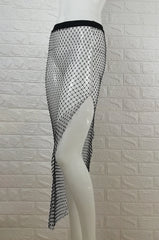 Nightclub Prom Fishing Mesh Water Diamond Skirt