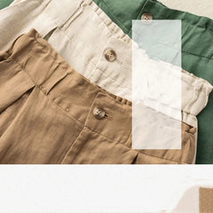 Fashion Personality Cotton Linen Thin Shorts Women