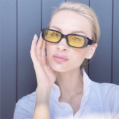 Square-rimmed Glasses Thick Frame Women's Fashion Sunglasses