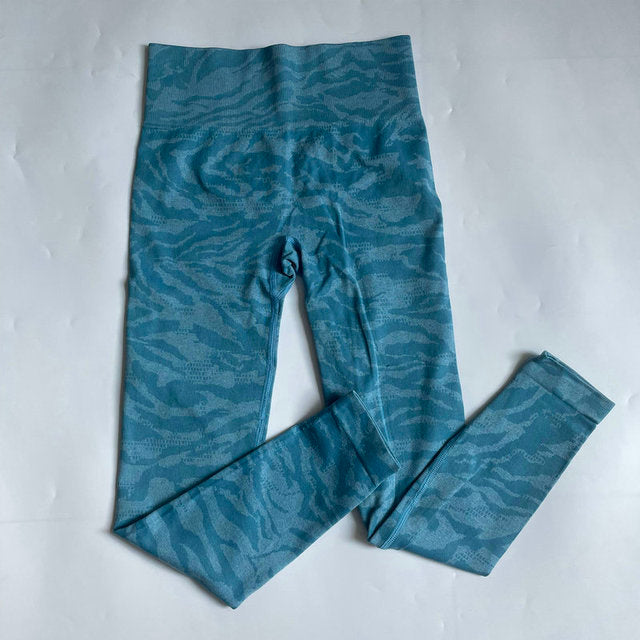 Colors Drop Shipping Seamless Camouflage Leggings High