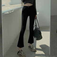 Leggings All-match Micro-flare Cropped Pants