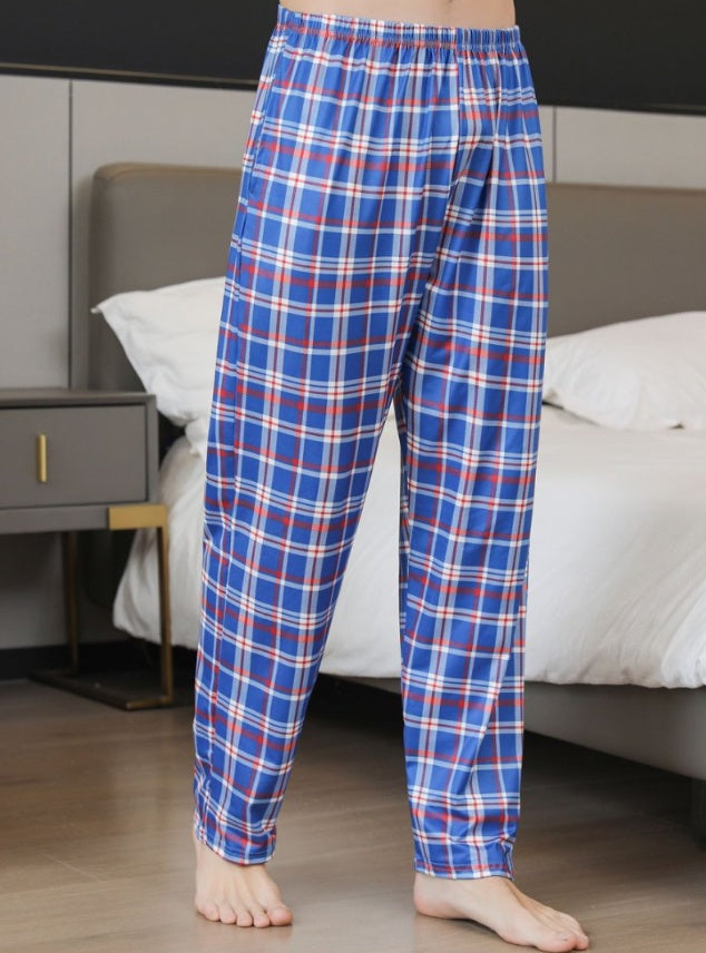 Ice Silk Fabric Single Stripe Pants Style - Hat