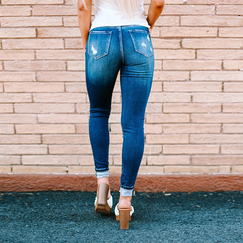 Women’s High Waist Flare Jeans – Stretchy Bell Bottom Denim