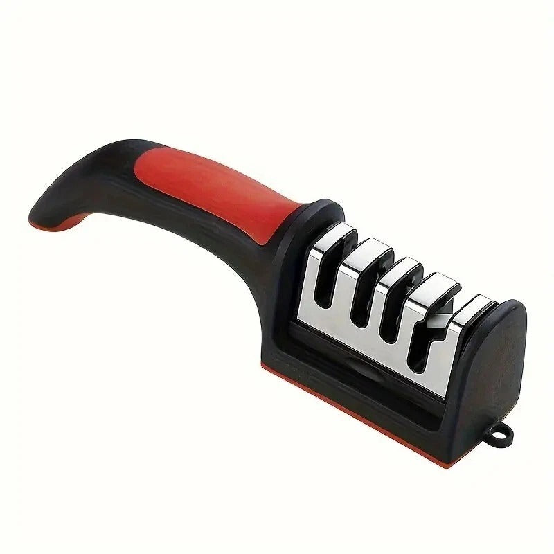 4-Stage Professional Knife Sharpener with Tungsten Steel, Diamond, and Ceramic