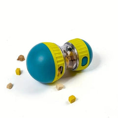Rotating Rolling Slow Feeder Dog Toy - Interactive Treat Dispenser for Small Dog