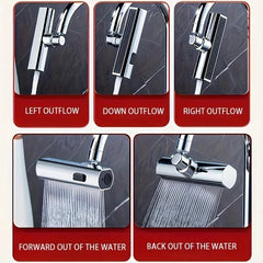 Multifunctional Faucet Aerator Adapter, Three-Mode Kitchen and Bathroom Sink Tap