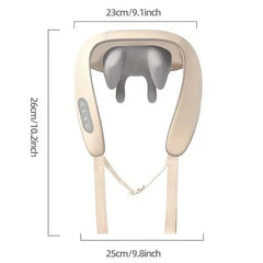 Electric Neck & Shoulder Massager with Heat – Deep Kneading, Gift for Adults