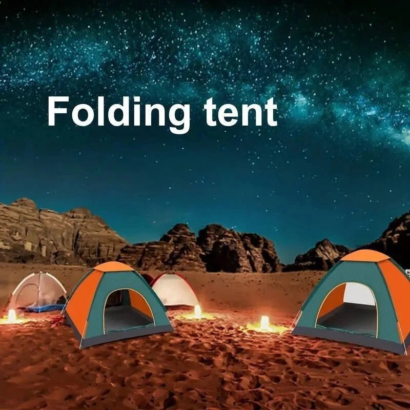 3-4 Person Pop Up Camping Tent – Instant Setup Waterproof Dome for Outdoor Use