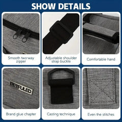 FULED Airline Approved Pet Travel Bag – With Bowls & Food Containers