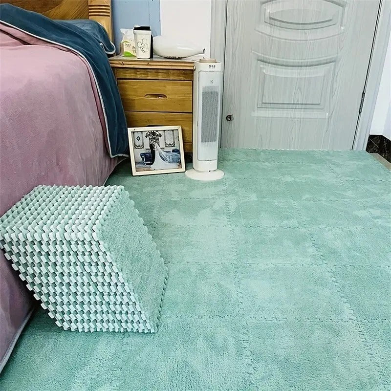 30pcs Soft Interlocking Foam Floor Mats – Washable Rug Tiles 30x30cm