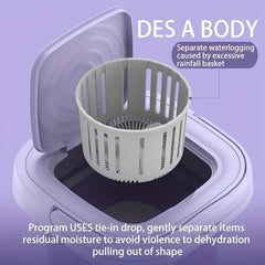 Portable Mini Washing Machine & Dryer Combo – Foldable Compact Design