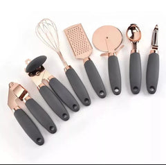 7 Piece Kitchen Utensils Set Cooking Tools Gadgets – Multi Colour Nylon Non Stic