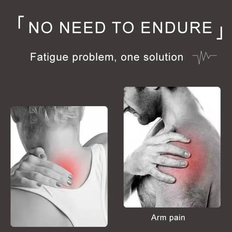 Muscle Massage Gun–32 Speed Deep Tissue Massager, Heads & LCD Touch Father's Day