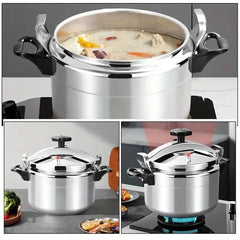 7L Aluminum Stock Pot with Lid & Vent – Ideal for Canning, Cooking, Stews