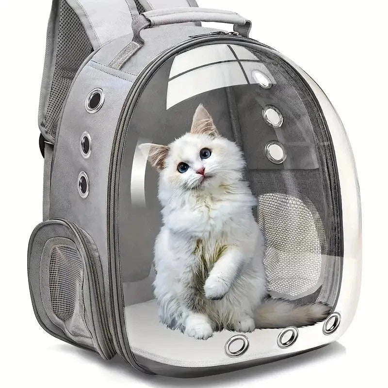 Pet Carrier Backpack Cat Dog Travel Bag with Bubble Window | Breathable Design