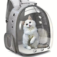 Pet Carrier Backpack Cat Dog Travel Bag with Bubble Window | Breathable Design