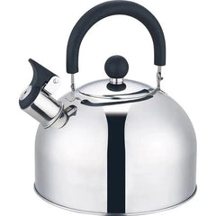Stainless Steel 2.5L Whistling Tea Kettle – Mirror Finish Stove Top Kettle with