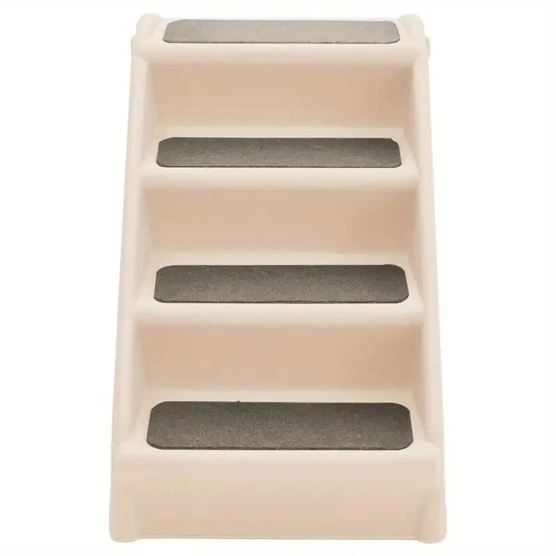 4-Step Foldable Pet Stairs – Anti-Slip, 50cm Tall for Beds & Sofas, Dogs & Cats