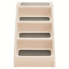 4-Step Foldable Pet Stairs – Anti-Slip, 50cm Tall for Beds & Sofas, Dogs & Cats