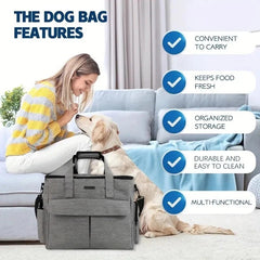 FULED Airline Approved Pet Travel Bag – With Bowls & Food Containers